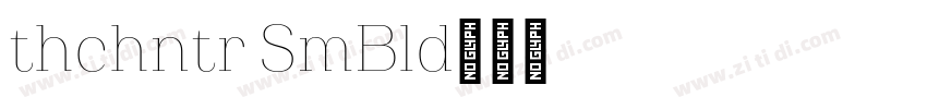 Athachantr SemiBold字体转换